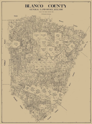 Picture of BLANCO COUNTY TEXAS - BRAMLETTE 1916 