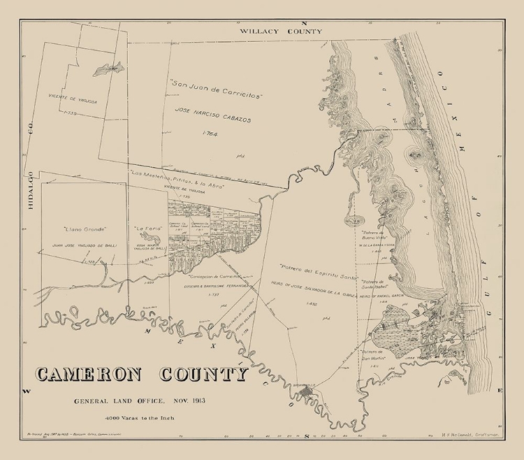 Picture of CAMERON COUNTY TEXAS - GILES 1913 