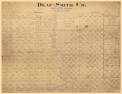 Picture of DEAF SMITH COUNTY TEXAS - PRESSLER 1898 