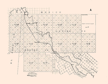 Picture of EL PASO COUNTY TEXAS - ABRAMS 1893 