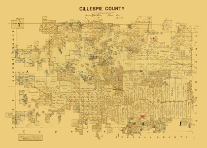 Picture of GILLESPIE COUNTY TEXAS -1873