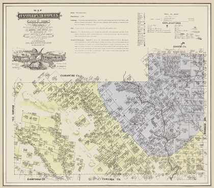 Picture of HAMILTON COUNTY TEXAS - ROESSLER 1876 