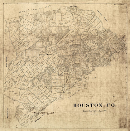 Picture of HOUSTON COUNTY TEXAS -1896