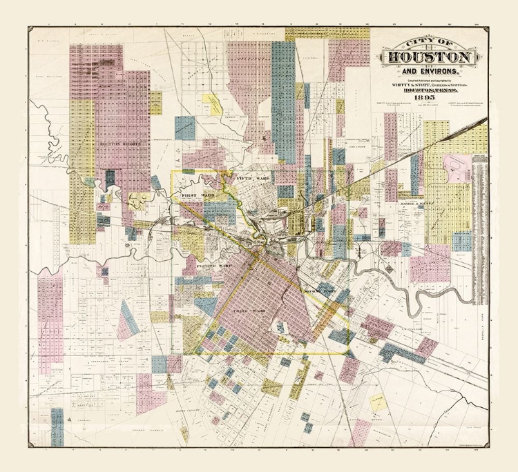 Picture of HOUSTON TEXAS - WHITTY 1895 