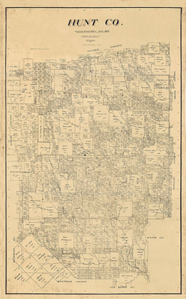 Picture of HUNT COUNTY TEXAS - PRESSLER 1894 