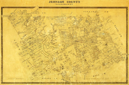 Picture of JOHNSON COUNTY TEXAS - MARTIN 1857 