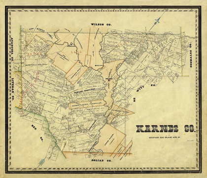Picture of KARNES COUNTY TEXAS - ARLITT 1870 