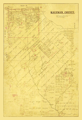 Picture of KAUFMAN COUNTY TEXAS -1871