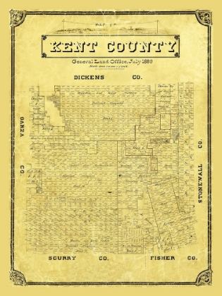 Picture of KENT COUNTY TEXAS - PORTER 1889 