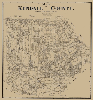 Picture of KENDALL COUNTY TEXAS - GILES 1899 