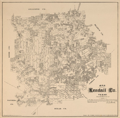 Picture of KENDALL COUNTY TEXAS - WALSH 1879 