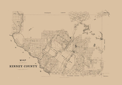 Picture of KINNEY COUNTY TEXAS -1879