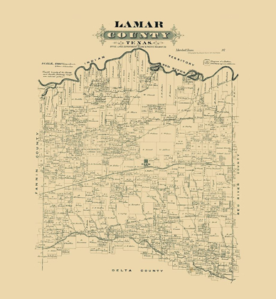 Picture of LAMAR COUNTY TEXAS -1870
