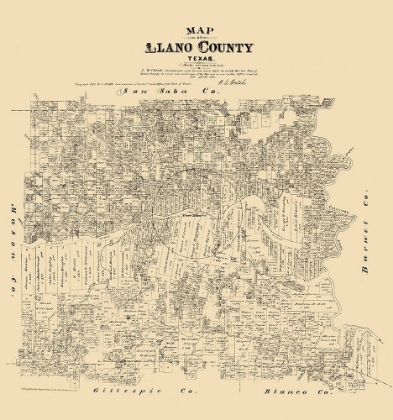Picture of LLANO COUNTY - WALSH 1879 