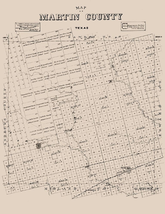 Picture of MARTIN COUNTY TEXAS - ACKERMAN 1894 