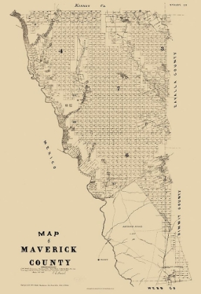 Picture of MAVERICK COUNTY TEXAS - WALSH 1879 