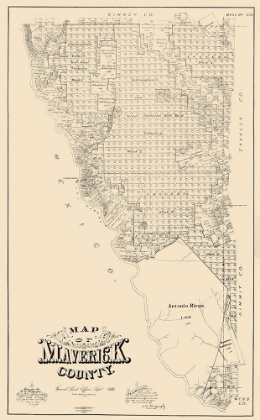 Picture of MAVERICK COUNTY TEXAS - MCGAUGHEY 1893 