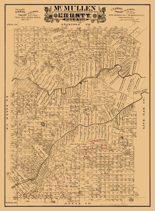 Picture of MCMULLEN COUNTY TEXAS - HALL 1889 