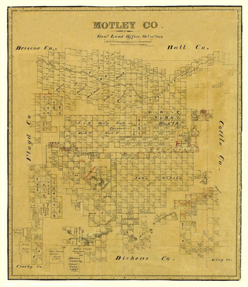 Picture of MOTLEY COUNTY TEXAS - MATTHEWS 1879 