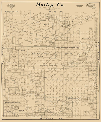 Picture of MOTLEY COUNTY TEXAS - MCGAUGHEY 1893 