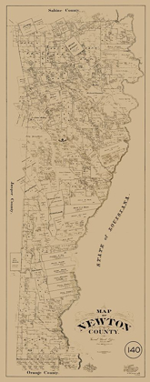 Picture of NEWTON COUNTY TEXAS - MCGAUGHEY 1893 