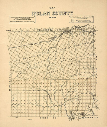 Picture of NOLAN COUNTY TEXAS -1890