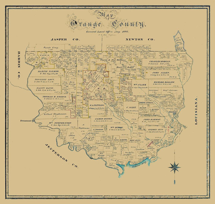 Picture of ORANGE COUNTY TEXAS - BIAU 1886 