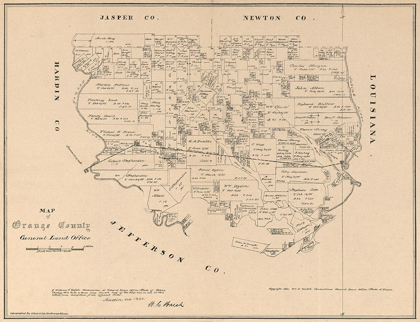 Picture of ORANGE COUNTY TEXAS - WALSH 1880 