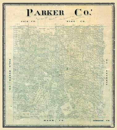 Picture of PARKER COUNTY TEXAS -1889