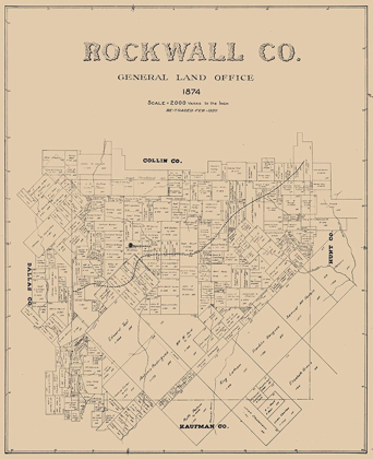 Picture of ROCKWALL COUNTY TEXAS -1874