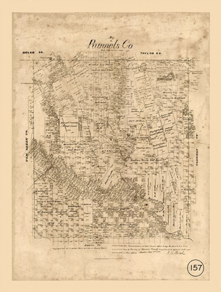 Picture of RUNNELS COUNTY TEXAS - WALSH 1879 