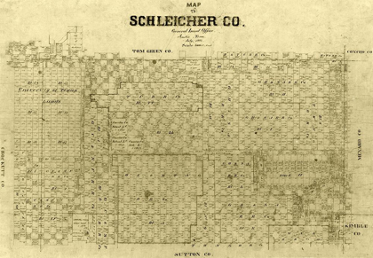 Picture of SCHLEICHER COUNTY TEXAS -1887