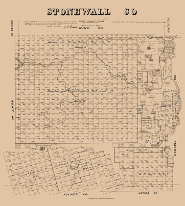 Picture of STONEWALL COUNTY TEXAS - WALSH 1880 