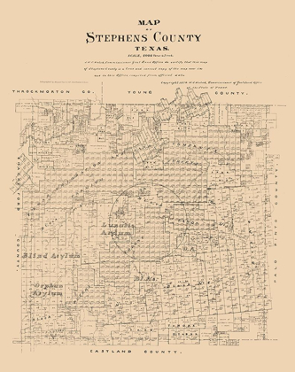 Picture of STEPHENS COUNTY TEXAS - WALSH 1879 