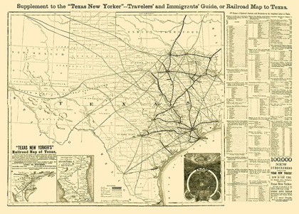 Picture of TEXAS RAILROAD GUIDE - SWEET 1874 