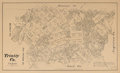 Picture of TRINITY COUNTY TEXAS - WALSH 1879 