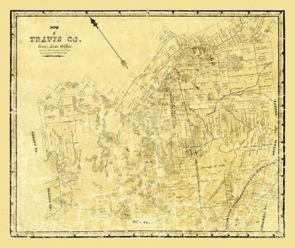 Picture of TRAVIS COUNTY TEXAS - ROSENBERG 1861 