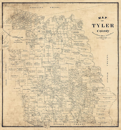 Picture of TYLER COUNTY TEXAS - ROWE 1897 