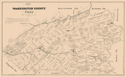 Picture of WASHINGTON COUNTY TEXAS - WALSH 1879 