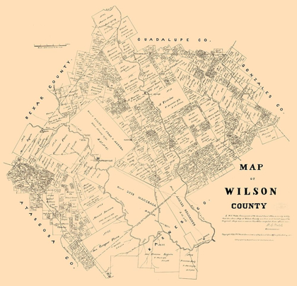 Picture of WILSON COUNTY TEXAS - WALSH 1879 