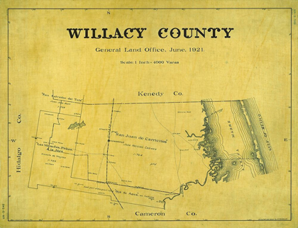 Picture of WILLACY COUNTY TEXAS - GILES 1921 