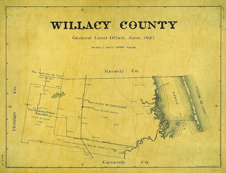 Picture of WILLACY COUNTY TEXAS - GILES 1921 