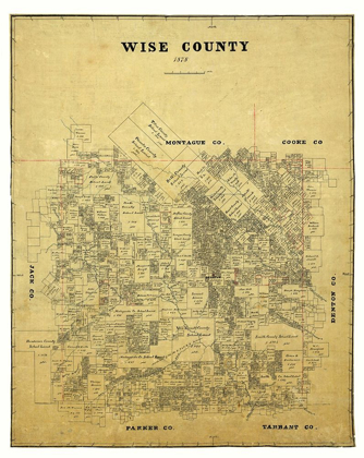 Picture of WISE COUNTY TEXAS -1878