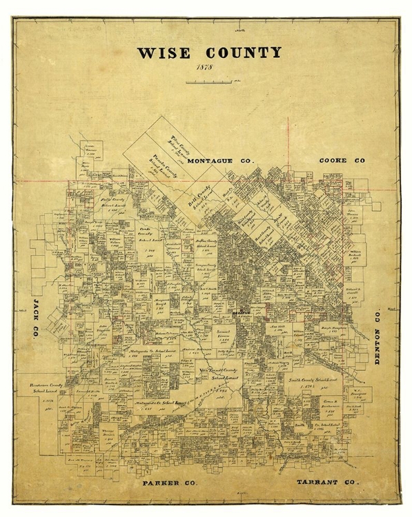 Picture of WISE COUNTY TEXAS -1878