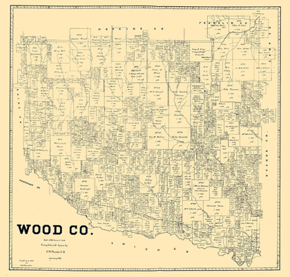 Picture of WOOD COUNTY TEXAS - PRESSLER 1895 