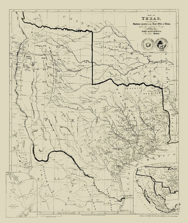 Picture of TEXAS - ARROWSMITH 1841 