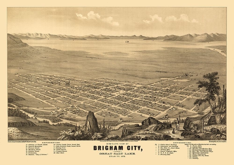 Picture of BRIGHAM UTAH - GLOVER 1875 