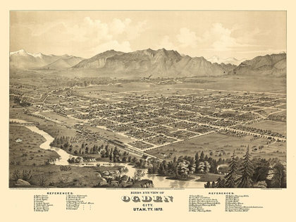 Picture of OGDEN UTAH - GLOVER 1875 
