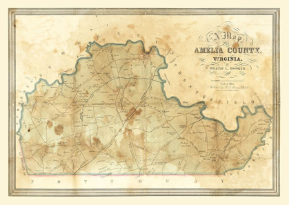 Picture of AMELIA COUNTY VIRGINIA - BOOKER 1850 