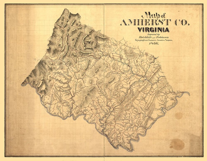 Picture of AMHERST COUNTY VIRGINIA - HOTCHKISS 1866
